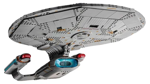 Star Trek: U.S.S. Enterprise NCC-1701-D – Az Enterprise alulról, ferde nézetből