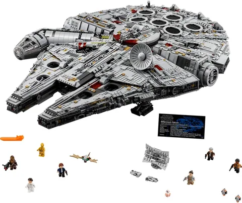 Millennium Falcon – gyűjtői kiadás – A Millennium Falcon minifigurákkal és kiegészítőkkel