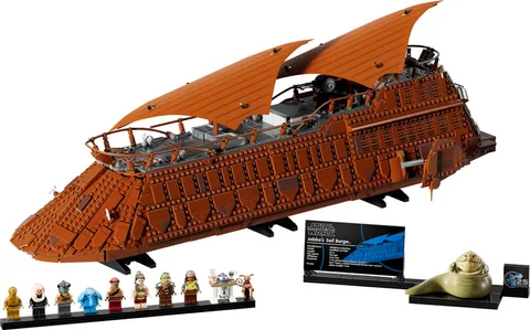 Jabba vitorlás bárkája – Jabba vitorlás bárkája minifigurákkal és kiegészítőkkel