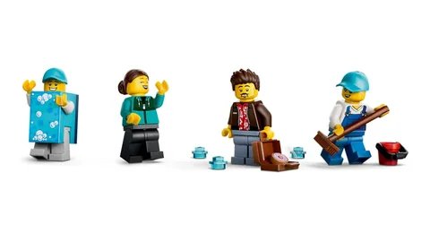 Önkiszolgáló autómosó – A minifigurák