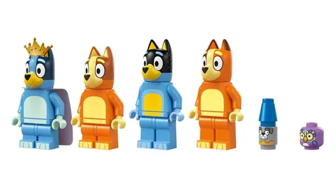 Bluey családi háza – A négy minifigura