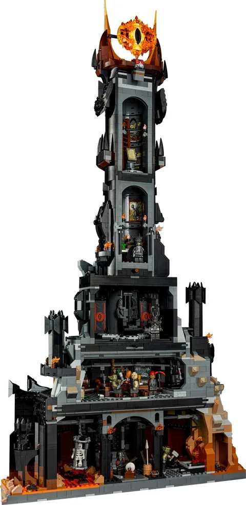 A Gyűrűk Ura: Barad-dûr – Barad-dûr tornya hátulról, nyitott szintekkel