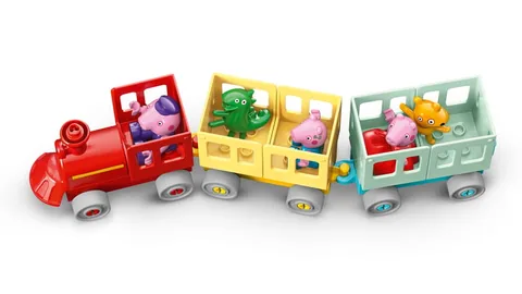Peppa malac: Vonatozás Nagypapival – A vonat két kocsival