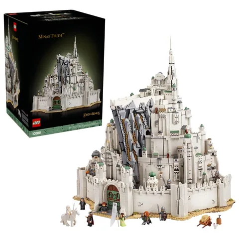 A Gyűrűk Ura: Minas Tirith – A Minas Tirith doboza a megépített modellel