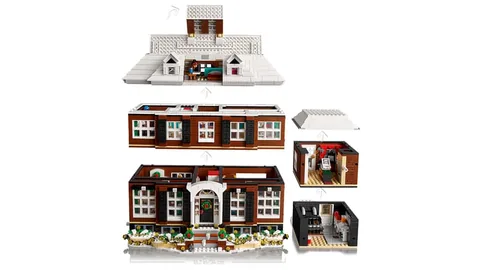 LEGO Ideas Home Alone – Levehető szintek