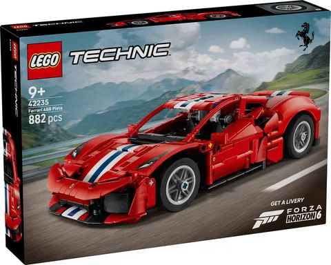 Ferrari 488 Pista autó – A doboz és a megépített autó