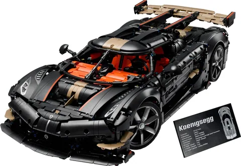 Koenigsegg Sadair's Spear szuperautó – A Koenigsegg Sadair's Spear Technic modell